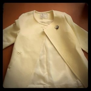 Zara girls 6 yellow coat